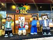 Personagens vivos minecraft cover festa infantil